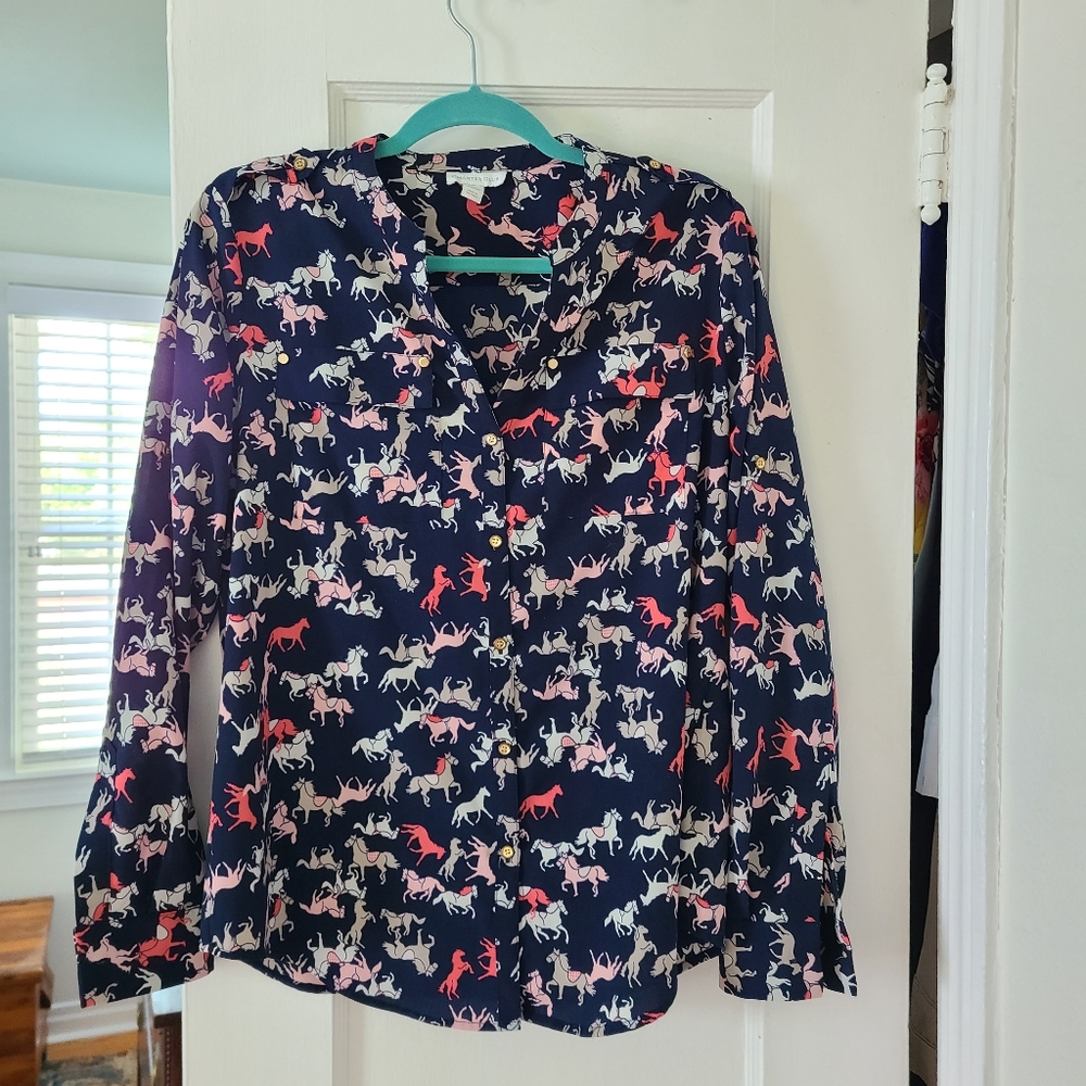 Charter Club Equestrian blouse